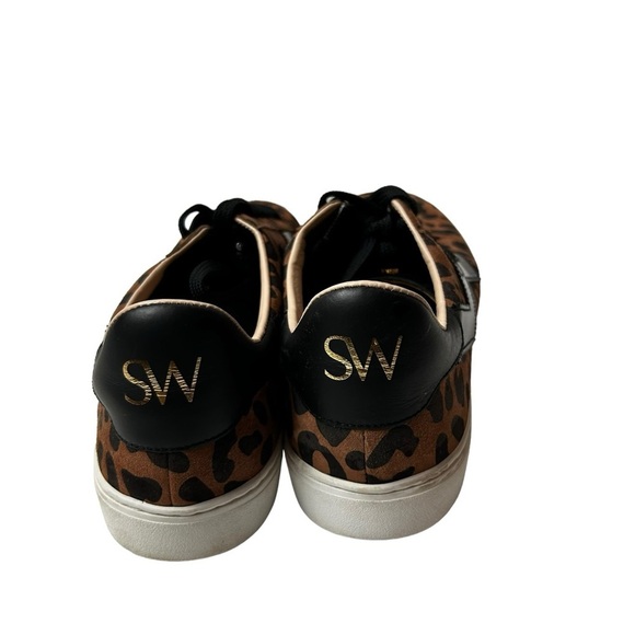 STUART WEITZMAN Daryl Leopard Print Suede Leather Sneaker 10.5. - Picture 7 of 10